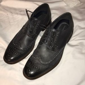 Rockport Oxford Dress Shoes 12 Men’s Gray